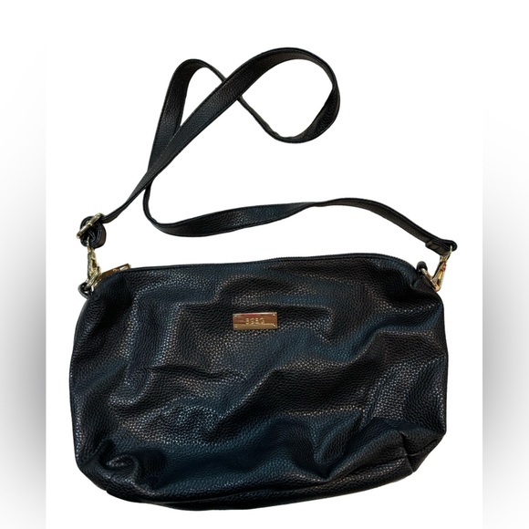 BCBG Paris Y2K Black Shoulder Crossbody Handbag - Picture 1 of 8